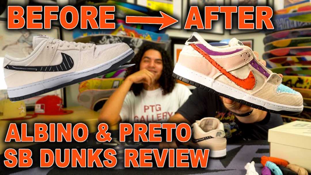 Albino Preto Nike SB Dunk Low TEAR AWAY REVIEW – Southside Skate Park